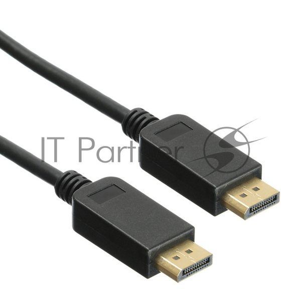 Кабель аудио-видео Buro ver 1.4 DisplayPort (m)/DisplayPort (m) 3м. Позолоченные контакты черный (BHP-DPP-1.4-3G)