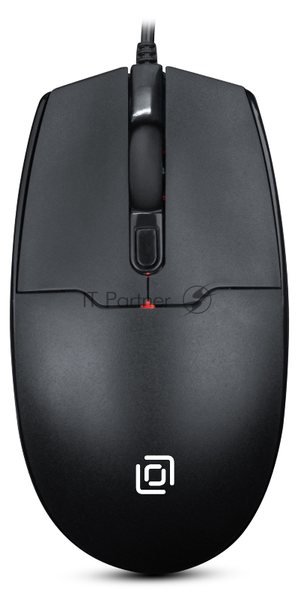 Мышь проводная Oklick 147M черный, 1600 dpi, USB, кнопки - 3