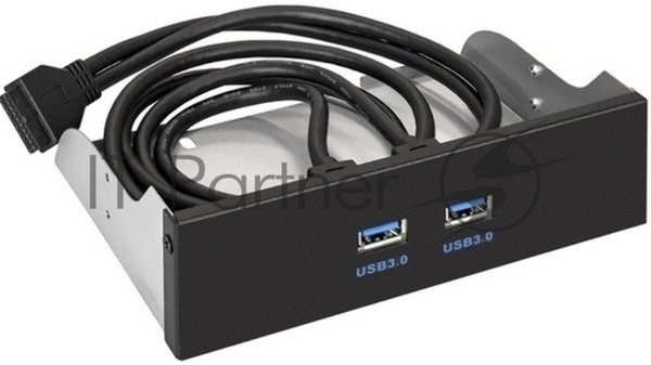 Планка USB на переднюю панель ExeGate U5H-615, 5,25"/2*USB3.0, 19 pin USB 3.2 Gen1