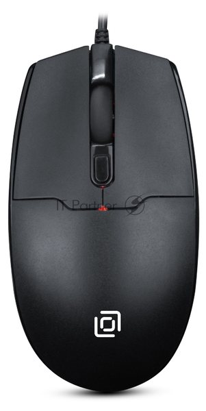 Мышь проводная Oklick 147M черный, 1600 dpi, PS/2, кнопки - 3