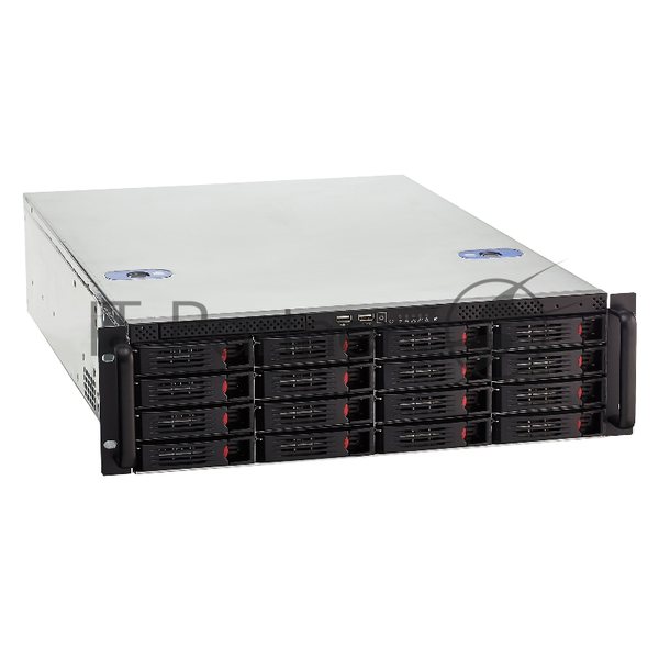 Серверный корпус ExeGate Pro EX281300RUS 3U660-HS16 (RM 19", высота 3U, глубина 660, БП 2U-600ADS,16xHotSwap, USB)