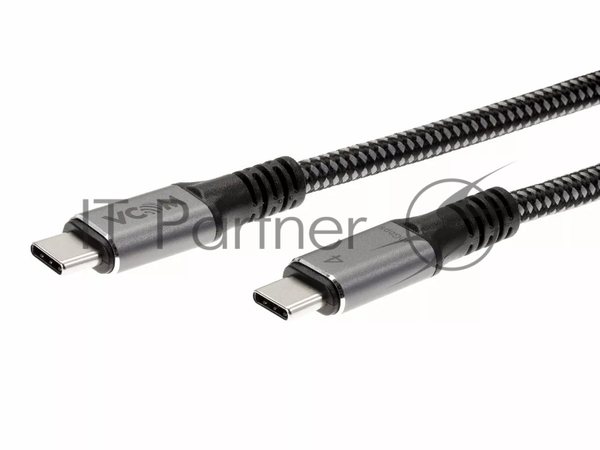 Кабель Thunderbolt4/USB4 Type-C, 5K@60Hz, 40Gbps, PD 100W, 5A, VCOM, 1.2м CU540M-1.2M