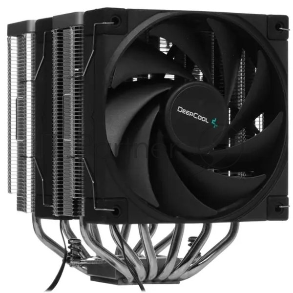 Кулер для процессора DEEPCOOL AK620 черный, 120 мм, алюминий/медь, 1850 об/мин, 28 дБ, 4 pin, 260 Вт, 162 мм