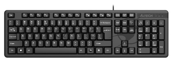 Клавиатура проводная A4Tech KK-3, USB, черный