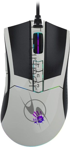 Мышь проводная A4Tech Bloody W90 Max белый/черный, 10000 dpi, USB, кнопки - 10