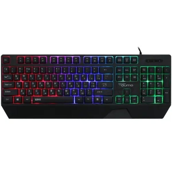 Клавиатура Qumo Twins K68 проводная, USB Type-A, чёрный