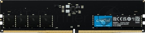 Оперативная память Crucial, DDR5, 32GB (1x32 GB), 4800 MHz, CL40, DIMM