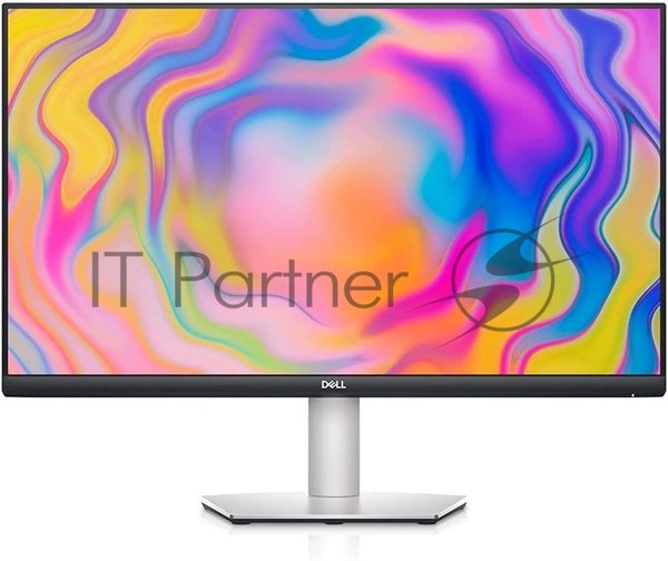 Монитор 27" Dell S2722QC IPS 3840x2160, 60 Гц, 4 мс, 16:9, 350 кд/м², 2xHDMI 2.0, 1xUSB-C, 2xUSB, динамики, серебристый