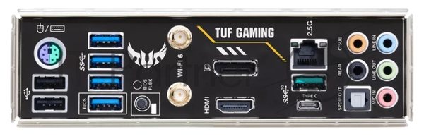 Материнская плата ASUS TUF GAMING B550M-PLUS WI-FI II, AM4, AMD B550, 4xDDR4, 4xSATA, 2xM.2, 1xPCIe 4.0 x16, 1xPCIe 3.0 x4, 1xPCIe x1, 1xDP, 1xHDMI, 1x 2.5Gb LAN, 1xUSB-C 3.2 Gen 2, 4xUSB-A 3.2 Gen 1, 2xUSB-A 2.0, 5x3.5 мм, TOSLINK, 7.1, mATX