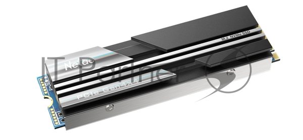 Накопитель SSD Netac NV5000, 1Tb, M.2 2280, PCIe 4.0 x4, NVMe, R/W 5000/4400, с радиатором