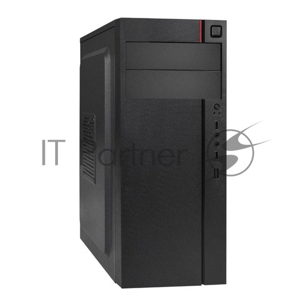 Компьютерный корпус Miditower ExeGate AA-440-AA400 (ATX, AA400 8 см, 2*USB, аудио)