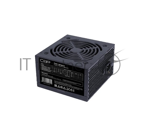 Блок питания CBR PSU-ATX500-12EC, 500Вт, 120мм, черный