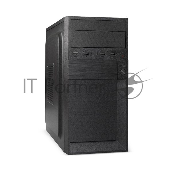 Компьютерный корпус Minitower ExeGate EX291143RUS BAA-105-01-AA500 (mATX, БП AA500 с вент. 8см, 2*USB, аудио, черный)