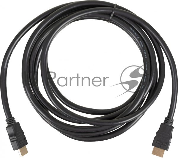 Кабель соединительный аудио-видео HDMI (m)/HDMI (m) 3м. феррит.кольца позолоченные контакты черный (NO NAME)