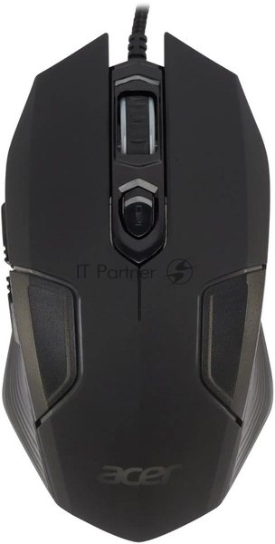Мышь проводная Acer OMW170 черный, 3200 dpi, USB, кнопки - 6