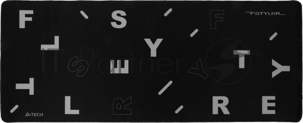 Коврик для мыши A4Tech FStyler FP75 черный/белый 750x300x2мм