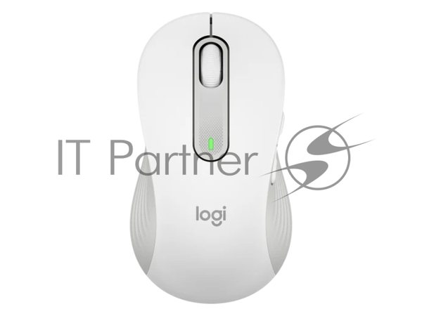 Мышь беспроводная Logitech Signature M650 L белый, 4000 dpi, радиоканал, Bluetooth, USB, кнопки - 5
