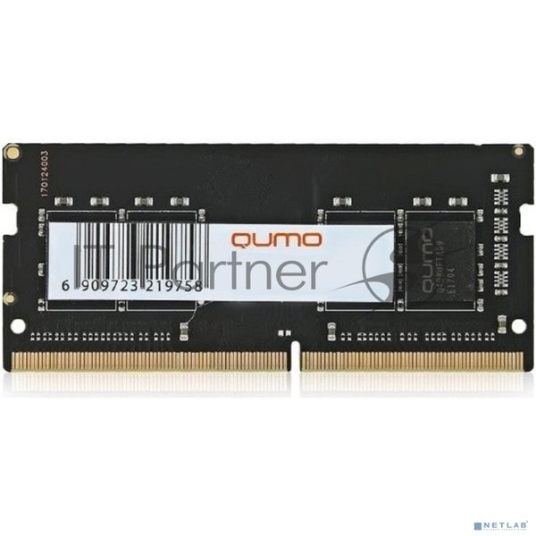 Оперативная память Qumo, DDR4, 8GB (1x8GB), 3200MHz, CL22, SO-DIMM