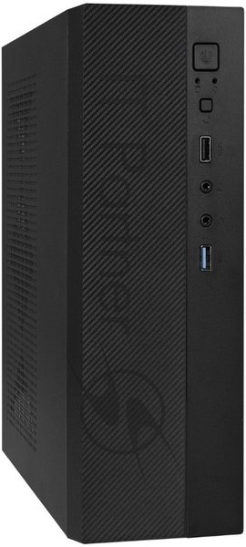 Компьютерный корпус Desktop ExeGate MI-301U-300 (mATX/mini-ITX, 1U-F300S 4см, 1*USB+1*USB 3.0, аудио, черный)