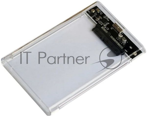 Внешний корпус для HDD/SSD AgeStar 3UB2P4C SATA III пластик прозрачный 2.5"