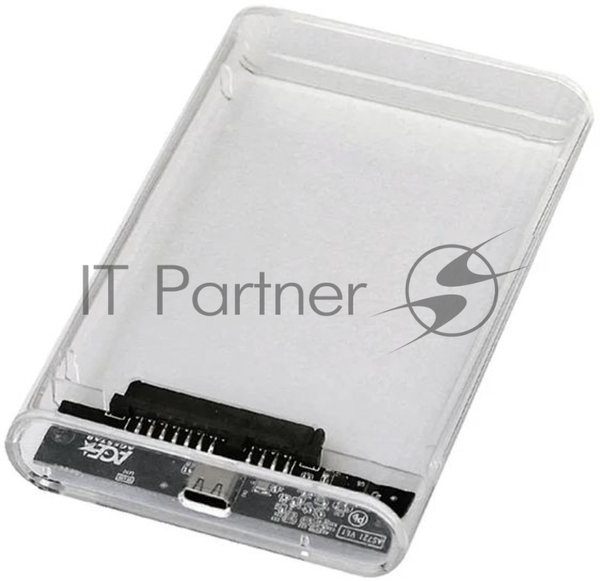 Внешний корпус для HDD/SSD AgeStar 3UB2P6C SATA III пластик прозрачный 2.5"