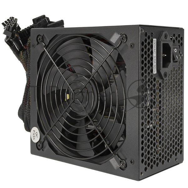Блок питания CROWN CM-PS450W PRO OEM, 450Вт, 80 PLUS Silver, 120мм, черный