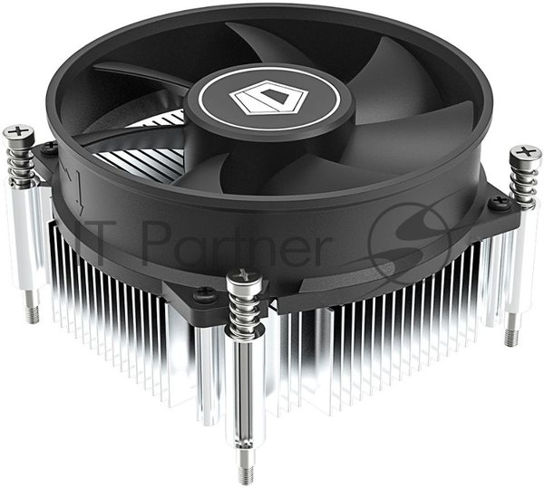 Кулер ID-COOLING DK-19 PWM серебристый/черный 92мм алюминий 2200rpm 26db 4-pin 95W 55мм