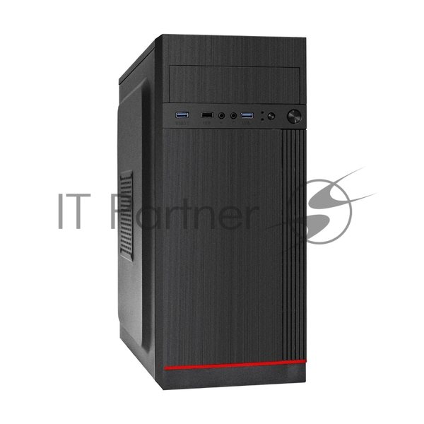 Компьютерный корпус Miditower ExeGate AA-442U2-AA400 (ATX, AA400 8 см, 1хUSB+2хUSB 3.0, аудио, черный)