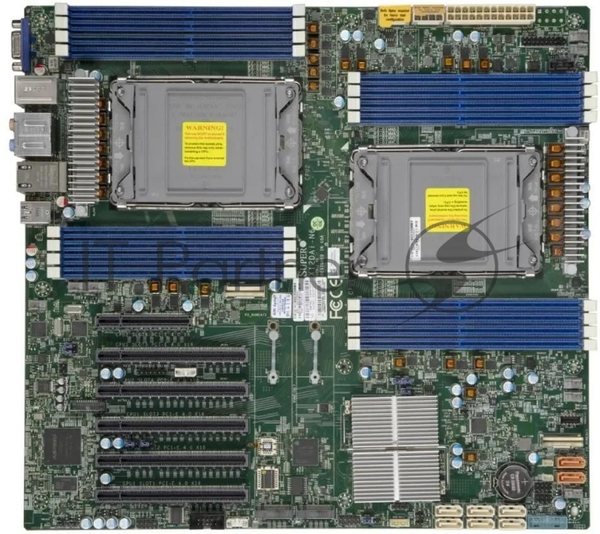 Материнская плата серверная Supermicro MBD-X12DAI-N6, 2xLGA 4189, Intel C621A, 16xDDR4, 8xSATA, 6xPCIe 4.0 x16, 1xPCIe 4.0 x8, 2xM.2, 2x1Gb LAN, 6xUSB 3.2 Gen 1, 2xUSB 3.2 Gen 2, 1xVGA, 1xCOM, 1xTPM, E-ATX