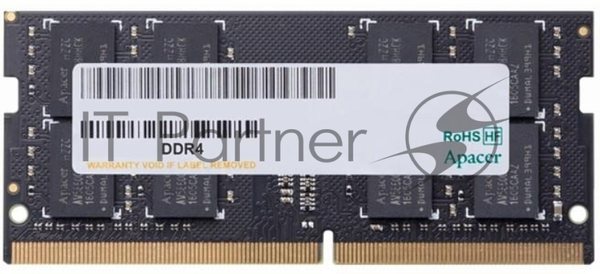 Оперативная память Apacer, DDR4, 32GB (1x32GB), 3200MHz, CL22, SO-DIMM