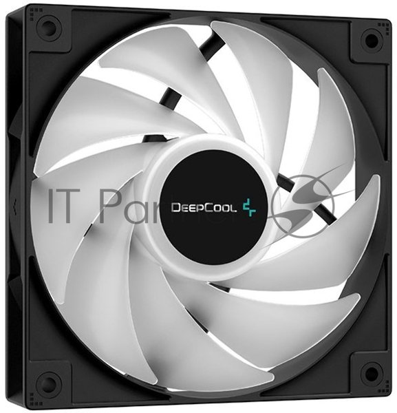 Кулер для процессора DEEPCOOL AG400 LED черный, 120 мм, алюминий/медь, 2000 об/мин, 31.6 дБ, 4 pin, 220 Вт, 150 мм