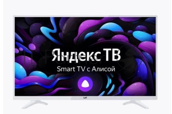 Телевизор LEFF 43" 43F541T белый DLED FHD 60Hz Smart TV Яндекс ТВ 1GB/8GB