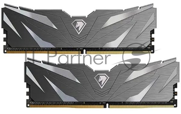 Оперативная память NETAC, DDR4, 16GB (2x8GB), 3200MHz, CL16, DIMM, с радиаторами, черный