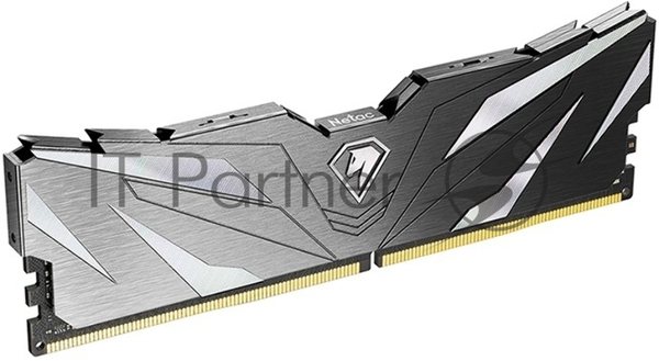 Оперативная память NETAC, DDR4, 16GB (2x8GB), 3600MHz, CL18, DIMM, с радиатором, черный