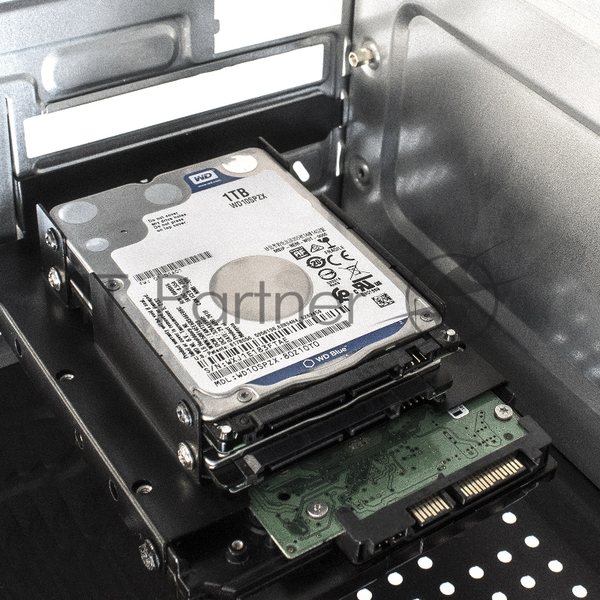 Салазки (переходник) ExeGate EX292548RUS HD-22O13TbM металлические для установки 2xHDD/SSD 2.5" или 1xHDD 3.5" на заднюю панель корпуса