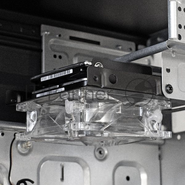 Салазки (переходник) ExeGate EX292544RUS HD-22T3M металлические для установки 2xHDD/SSD 2.5" в отсек 3.5"