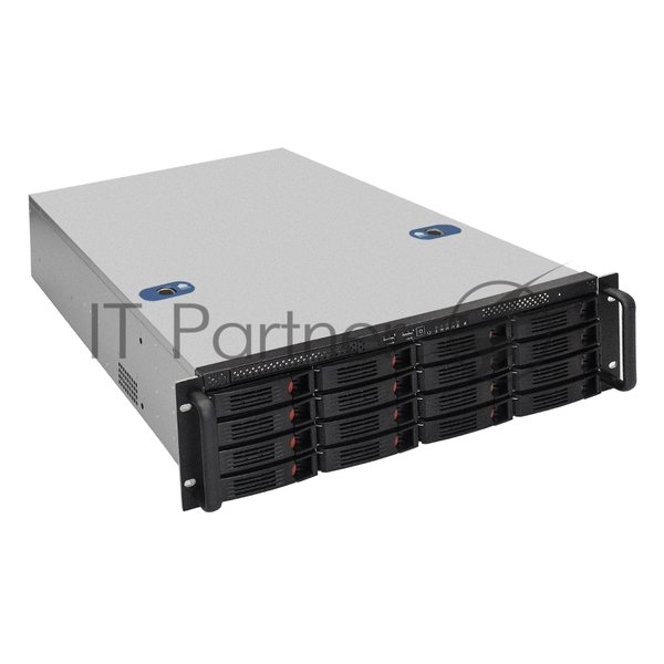 Серверная платформа ExeGate EX292419RUS Pro 3U660-HS16 (RM 19", высота 3U, глубина 660, Redundant БП 2x550W, 16xHotSwap, USB)