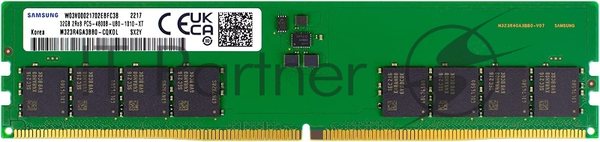 Оперативная память Samsung, DDR5, 32GB (1x32 GB), 4800 MHz, CL40, DIMM