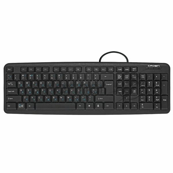 Клавиатура проводная CROWN CMK-F02B (OEM)