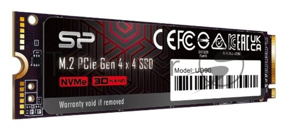 Накопитель SSD Silicon Power PCI-E 4.0 x4 500Gb SP500GbP44UD9005 M-Series UD90 M.2 2280