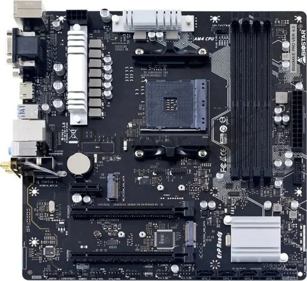 Материнская плата Biostar B550MX/E PRO, AM4, AMD B550, 4xDDR4, 4xSATA, 2xM.2, 1xPCIe 4.0 x16, 1xPCIe 3.0 x4, 1xDVI-D, 1xHDMI, 1xVGA, 1x1Gb LAN, 4xUSB-A 5Gbps, 2xUSB-A 2.0, 1xCOM, 3x3.5 мм, 7.1, mATX