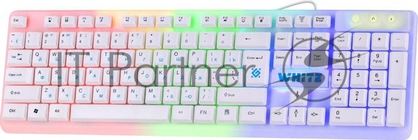 Клавиатура проводная Defender GK-172, USB, белый