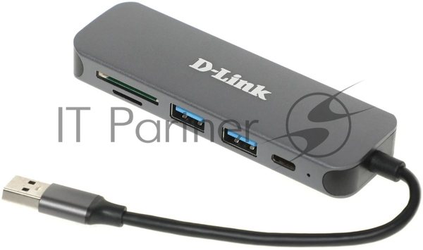 USB-концентратор D-Link DUB-1325/A2A, USB 3.0, USB 3.0, SD/microSD, USB