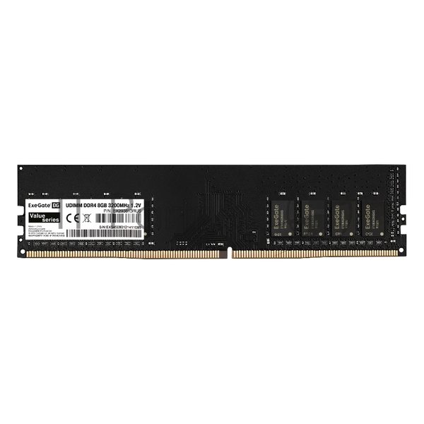 Оперативная память ExeGate, DDR4, 8GB (1x8 GB), 3200 MHz, CL19, DIMM