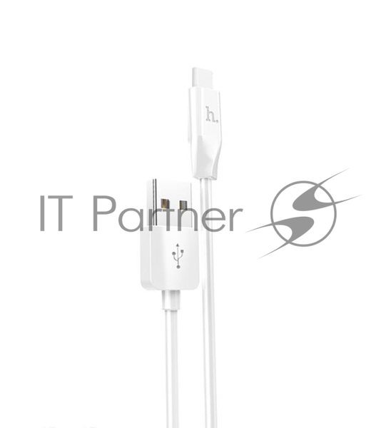 Кабель USB HOCO X1 Rapid, USB - Type-C, 2.1А, 1м, белый
