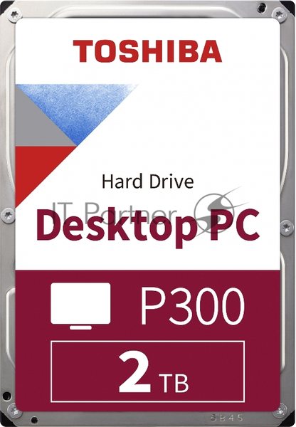 Жесткий диск Toshiba Original SATA-III 2Tb HDWD320UZSVA P300 (7200rpm) 128Mb 3.5"