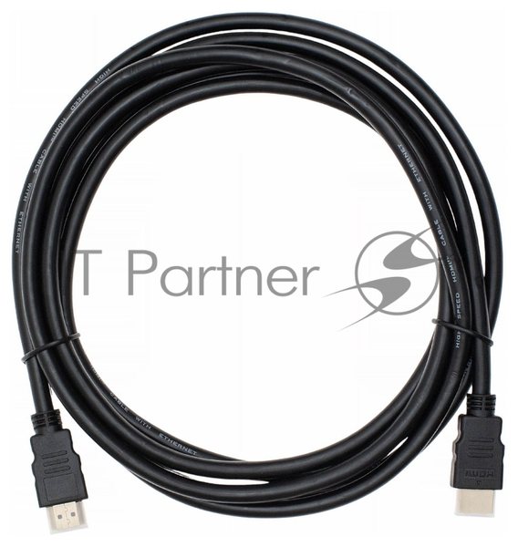 Кабель аудио-видео Cactus CS-HDMI.1.4-3 HDMI (m)/HDMI (m) 3м. позолоченные контакты черный