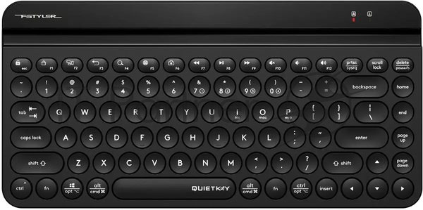 Клавиатура беспроводная A4Tech Fstyler FBK30 черный/серый USB BT/Radio slim Multimedia