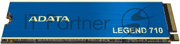 Накопитель SSD ADATA LEGEND 710, 1Tb, PCIe 3.0 x4, M.2 2280, NVMe, R/W 2400/1800, с радиатором
