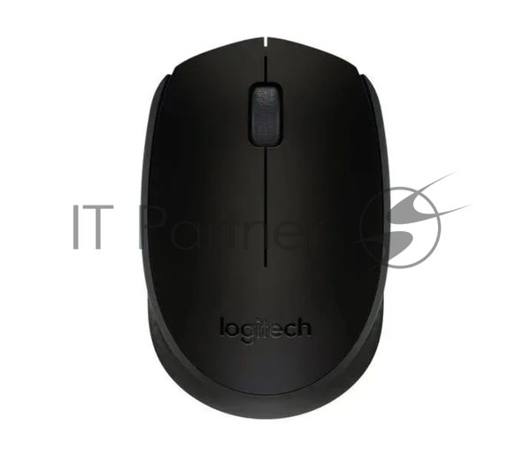Мышь беспроводная Logitech M171 черный/серый, 1000 dpi, радиоканал, USB, кнопки - 3